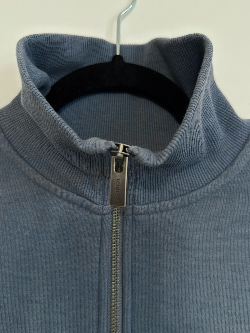 Tentree 1/4 Zip Fleece Oversized Dress Womens Small Vintage Blue - Picture 3 of 12